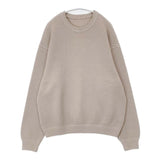 crepuscule 鹿の子スウェット 定価17600円 2101-001 コットン サイズ1 セーター ニット ベージュ メンズ クレプスキュール【中古】6-1008M∞
