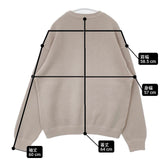crepuscule 鹿の子スウェット 定価17600円 2101-001 コットン サイズ1 セーター ニット ベージュ メンズ クレプスキュール【中古】6-1008M∞
