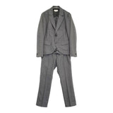 hiromichi nakano ドット サイズL スーツ ジャケット パンツ スラックス セットアップ グレー メンズ ヒロミチナカノ【中古】6-0512M♪