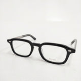 EYEVAN ALLEN（50）定価46200円 眼鏡 50□22-145 メガネ ブラック クリア メンズ アイヴァン【中古】6-0604G◎