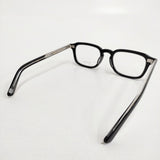EYEVAN ALLEN（50）定価46200円 眼鏡 メガネ ブラック クリア メンズ アイヴァン【中古】6-0604G◎