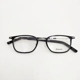 E5 eyevan イーファイブ アイヴァン c2 BK/ ST 眼鏡 メガネ ブラック クリア メンズ【中古】6-0604G◎