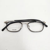 E5 eyevan イーファイブ アイヴァン c2 BK/ ST 眼鏡 51□20-145 メガネ ブラック クリア メンズ【中古】6-0604G◎