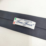 UNITED ARROWS シルク 無地 日本製 ネクタイ ネイビー メンズ ユナイテッドアローズ【中古】6-0615G◎