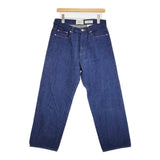 YAECA DENIM PANTS WIDE STRAIGHT ワイドストレート 13-13WW 定価22000円 サイズ31 デニムパンツ インディゴ ブルー メンズ ヤエカ【中古】6-0512G♪#