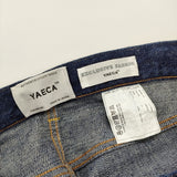 YAECA DENIM PANTS WIDE STRAIGHT ワイドストレート 13-13WW 定価22000円 サイズ31 デニムパンツ インディゴ ブルー メンズ ヤエカ【中古】6-0512G♪#
