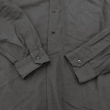 UNITED ARROWS バンドカラー プルオーバー サイズM 長袖シャツ チャコールグレー メンズ ユナイテッドアローズ【中古】6-0512M♪