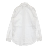 SHIPS イージーアイロンブロードワイドカラーシャツ サイズ39 定価15400円 長袖シャツ ホワイト メンズ シップス【中古】6-0512M♪