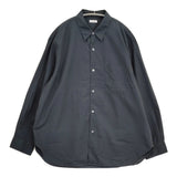 Steven Alan 60コンパクトヤーンストライプレギュラーカラーシャツ LOOSE ルーズ 定価20900円 長袖シャツ ネイビー ブラウン メンズ スティーブンアラン【中古】6-0512M♪
