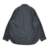 Steven Alan 60コンパクトヤーンストライプレギュラーカラーシャツ LOOSE ルーズ 定価20900円 長袖シャツ ネイビー ブラウン メンズ スティーブンアラン【中古】6-0512M♪