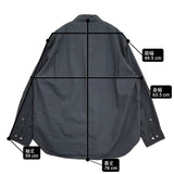 Steven Alan 60コンパクトヤーンストライプレギュラーカラーシャツ LOOSE ルーズ 定価20900円 長袖シャツ ネイビー ブラウン メンズ スティーブンアラン【中古】6-0512M♪