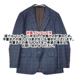 PAUL SMITH COLLECTION/Loro Piana ウール サイズL チェック テーラードジャケット ネイビー メンズ ポールスミスコレクション/ロロピアーナ【中古】6-1008T∞