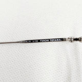 YUICHI TOYAMA ユウイチ トヤマ U-153 Gertrud 定価49500円 サングラス アイウェア 47□21-145 メガネ シルバー クリア メンズ【中古】6-0604G◎