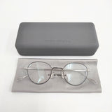 YUICHI TOYAMA ユウイチ トヤマ U-153 Gertrud 定価49500円 サングラス アイウェア 47□21-145 メガネ シルバー クリア メンズ【中古】6-0604G◎