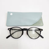 NOCHINO OPTICAL ノチノオプティカル tskiyomi 眼鏡 サングラス アイウェア 鯖江 カラーレンズ サングラス ブラック ライトグレー メンズ【中古】6-0604G◎