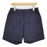 UNIVERSAL PRODUCTS EASY SHORTS 定価13200円 251-60510 サイズ2 ショートパンツ ショーツ 25SS ネイビー メンズ ユニバーサルプロダクツ【中古】6-0512S♪