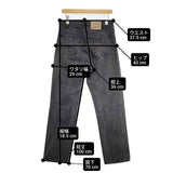 UNUSED 14oz DENIM PANTS ジーンズ サイズ1 デニムパンツ 23AW ブラック メンズ アンユーズド【中古】6-0610G∞