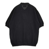 marka ORGANIC COTTON TWIST YARN SKIPPER KNIT サイズ2 定価35200円 M25B06SW01B ニット ポロシャツ 25SS ブラック メンズ マーカ【中古】6-0512S♪