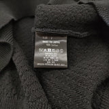 marka ORGANIC COTTON TWIST YARN SKIPPER KNIT サイズ2 定価35200円 M25B06SW01B ニット ポロシャツ 25SS ブラック メンズ マーカ【中古】6-0512S♪