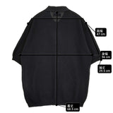 marka ORGANIC COTTON TWIST YARN SKIPPER KNIT サイズ2 定価35200円 M25B06SW01B ニット ポロシャツ 25SS ブラック メンズ マーカ【中古】6-0512S♪