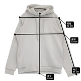 a day in the life UNITED ARROWS ダンボールニットリラックスパーカー M プルオーバー パーカー ライトグレー メンズ アデイインザライフ【中古】6-0512M♪