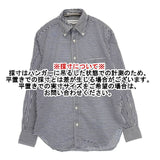 INDIVIDUALIZED SHIRTS ボタンダウン 切替 ストライプ 長袖シャツ ブルー ホワイト メンズ インディビジュアライズドシャツ【中古】6-0725M∞