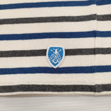 ORCIVAL バスクシャツ ボーダー サイズ3 ボートネック 長袖Ｔシャツ カットソー ロンＴ ホワイト ブルー メンズ オーシバル/オーチバル【中古】6-0512M♪