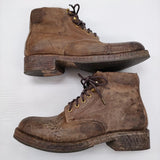 VISVIM 新品 VIRGIL BOOTS-FOLK M9 定価235400円 0125202002008 ブーツ 25AW ダークブラウン メンズ ビズビム/ヴィズヴィム【中古】6-0407G♪
