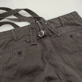 VISVIM CAMUS BRACES PANTS サイズ3 ハイウエスト サスペンダー パンツ 19AW チャコールグレー系 メンズ ビズビム/ヴィズヴィム【中古】6-0407G♪