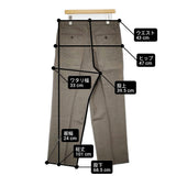 VISVIM MCCLOUD SLACKS サイズ3 スラックス 0123105008014 パンツ 23SS グレー メンズ ビズビム/ヴィズヴィム【中古】6-0424G♪