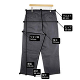 POLO RALPH LAUREN ANDREW PANT W35 L34 ポロチノ メキシコ製 パンツ 90s チャコールグレー メンズ ポロ・ラルフローレン【中古】6-0610G∞