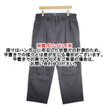 POLO RALPH LAUREN ANDREW PANT W35 L34 ポロチノ メキシコ製 パンツ 90s チャコールグレー メンズ ポロ・ラルフローレン【中古】6-0610G∞