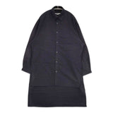 Yohji Yamamoto POUR HOMME パリコレクション スタッフシャツ 長袖シャツ ブラック メンズ ヨウジヤマモトプールオム【中古】6-0711M∞