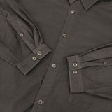 Yohji Yamamoto POUR HOMME パリコレクション スタッフシャツ 長袖シャツ ブラック メンズ ヨウジヤマモトプールオム【中古】6-0711M∞