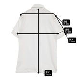 CRUCIANI イタリア製 コットン 鹿の子 定価34100円 JU1371 サイズ48 ポロシャツ ホワイト メンズ クルチアーニ【中古】6-0512S♪