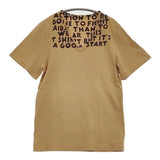 Maison Martin Margiela エイズTシャツ S S30GC9998 Vネック 半袖Ｔシャツ カットソー 12SS ベージュ メンズ メゾンマルタンマルジェラ【中古】6-0512S♪