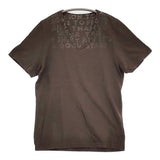 Maison Martin Margiela エイズTシャツ S S30GC9994 Vネック 半袖Ｔシャツ カットソー 12SS ブラウン メンズ メゾンマルタンマルジェラ【中古】6-0512S♪