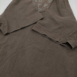 Maison Martin Margiela エイズTシャツ S S30GC9994 Vネック 半袖Ｔシャツ カットソー 12SS ブラウン メンズ メゾンマルタンマルジェラ【中古】6-0512S♪
