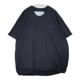 Dulcamara 胸ポケット バルーン ワイドシルエット サイズ2 半袖Ｔシャツ カットソー ネイビー レディース ドゥルカマラ【中古】6-0522S♪