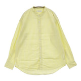 JOURNAL STANDARD パターンバンドロングスリーブシャツ 定価12100円 長袖シャツ 23SS イエロー ホワイト メンズ ジャーナルスタンダード【中古】6-0630M♪