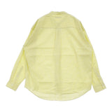 JOURNAL STANDARD パターンバンドロングスリーブシャツ 定価12100円 長袖シャツ 23SS イエロー ホワイト メンズ ジャーナルスタンダード【中古】6-0630M♪