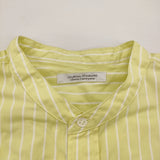 JOURNAL STANDARD パターンバンドロングスリーブシャツ 定価12100円 長袖シャツ 23SS イエロー ホワイト メンズ ジャーナルスタンダード【中古】6-0630M♪