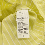 JOURNAL STANDARD パターンバンドロングスリーブシャツ 定価12100円 長袖シャツ 23SS イエロー ホワイト メンズ ジャーナルスタンダード【中古】6-0630M♪
