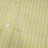 JOURNAL STANDARD パターンバンドロングスリーブシャツ 定価12100円 長袖シャツ 23SS イエロー ホワイト メンズ ジャーナルスタンダード【中古】6-0630M♪