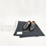 CALMANTHOLOGY カルマンソロジー 未使用品 OPERA LOAFER サイズUK7 定価162800円 A4958 ローファー ブラック メンズ【中古】6-0418G♪