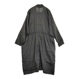 MITTAN ラミーシルクコート 定価55000円 SS2026 CT-52 サイズ3 スタンドカラー コート 26SS ブラック メンズ ミタン/ミッタン【中古】6-0418M♪