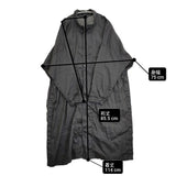MITTAN ラミーシルクコート 定価55000円 SS2026 CT-52 サイズ3 スタンドカラー コート 26SS ブラック メンズ ミタン/ミッタン【中古】6-0418M♪