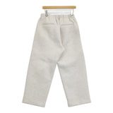 un/unbient ダブルフェイススウェットパンツ 定価37400円 UNCU27 サイズ1 パンツ 26SS オフホワイト メンズ アン【中古】6-0418G♪