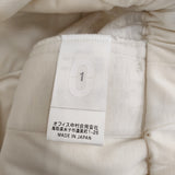 un/unbient ダブルフェイススウェットパンツ 定価37400円 UNCU27 サイズ1 パンツ 26SS オフホワイト メンズ アン【中古】6-0418G♪
