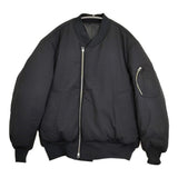 un/unbient unum別注 MA-1 UNJK-UMEX01 サイズLM 定価113300円 ブルゾン ミリタリージャケット ブラック メンズ アン【中古】6-0414T♪